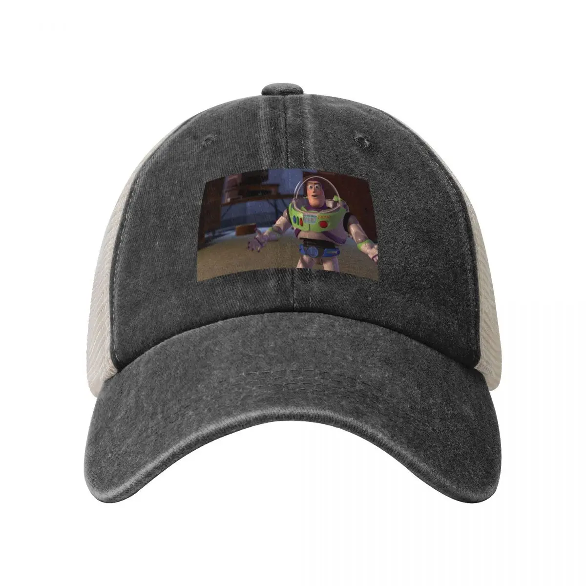 Disney Toy Story Buzz Lightyear Multicolor Hat Peaked Women's Cap Buzz Lightyear Personalized Visor Protection Hats