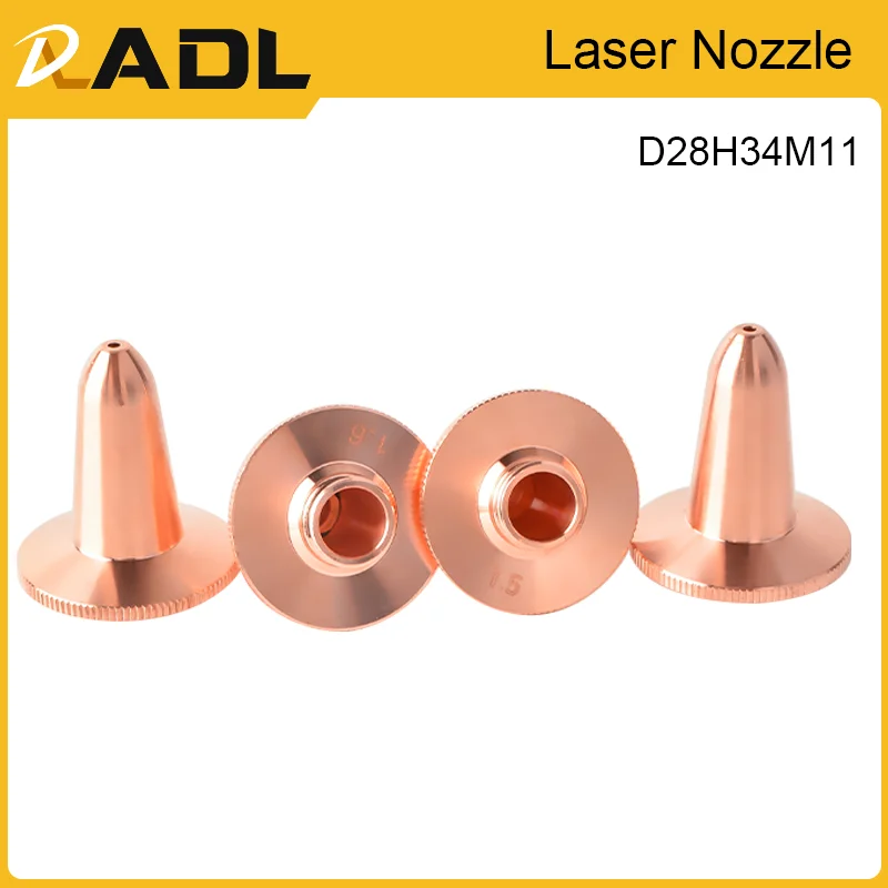 Black Diamond Beveled 3D Laser Nozzle M11*H34 High Power Pipe Cutting Machine Accessory for BOCI Fiber Cutting Head Conusmables
