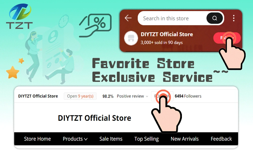 Diytzt w1401 thermostat intelligentes digitales led anzeige modul thermostat temperatur regler modul ntc sensor modul dc 12v – Detail 1