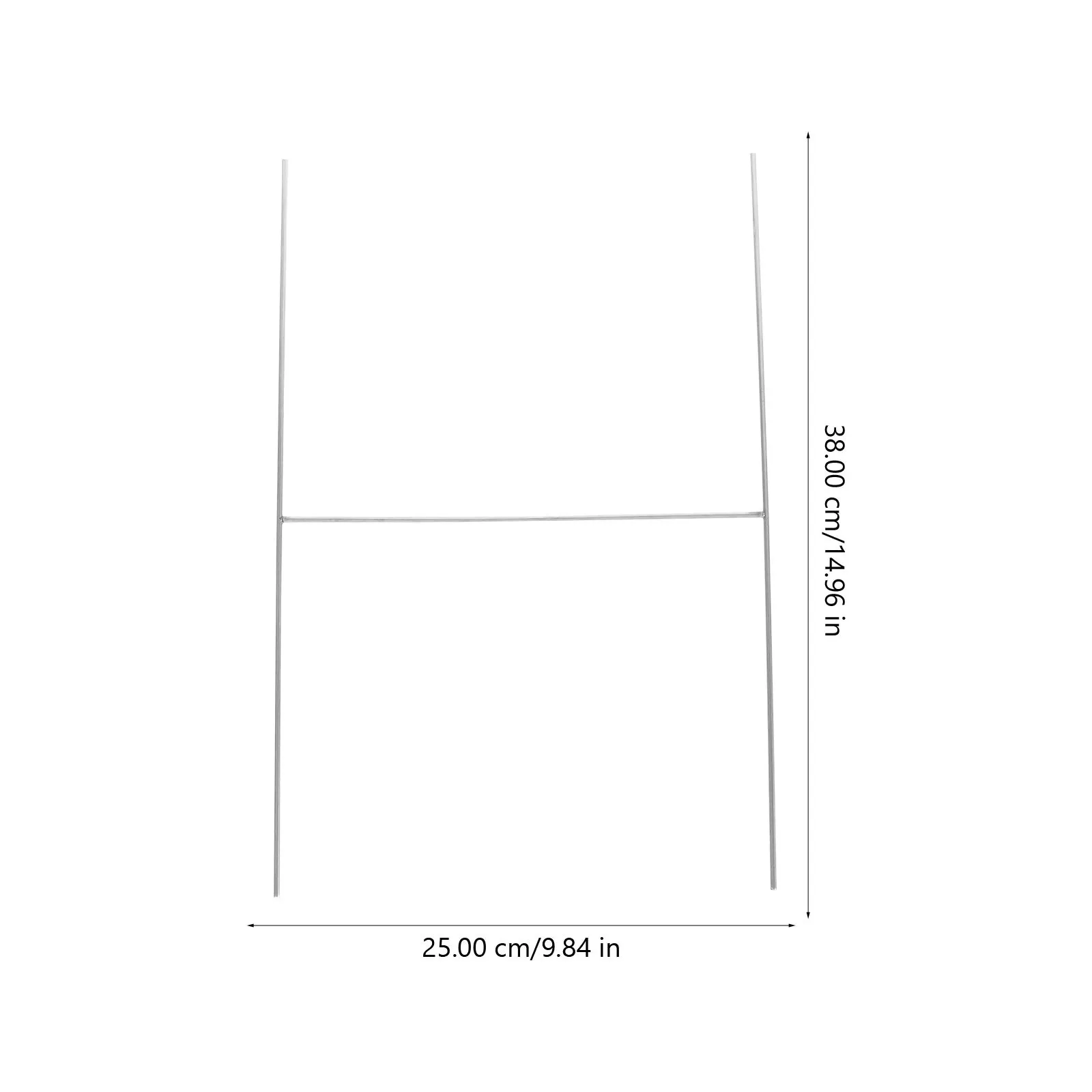 

3Pcs Poster Stand Practical Galvanized Rack Multi-Functional Display Advertising Holder Poster Stand Practical H Shape Rack