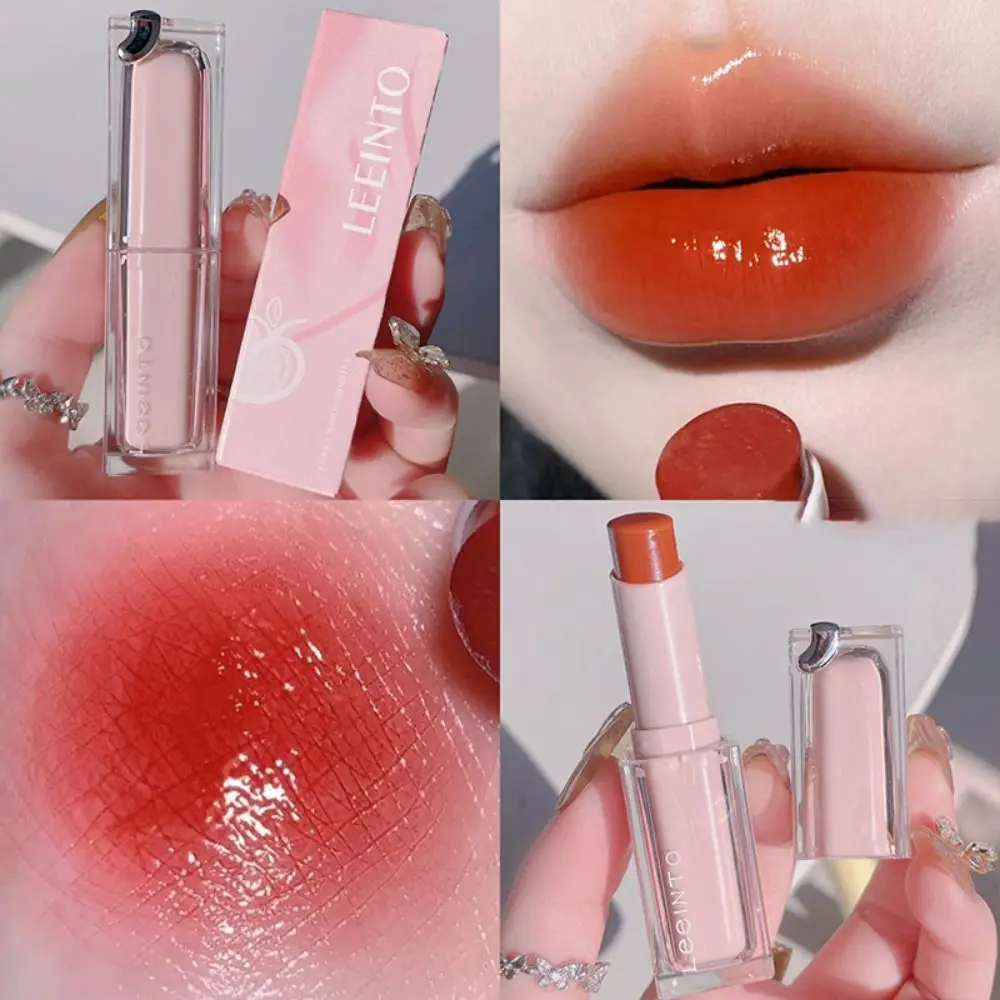 Transparent Jelly Mirror Glass Lipsticks Long Lasting Waterproof Jelly Water Lip Gloss Sweatproof Non-stick Cup Solid Lip Glaze