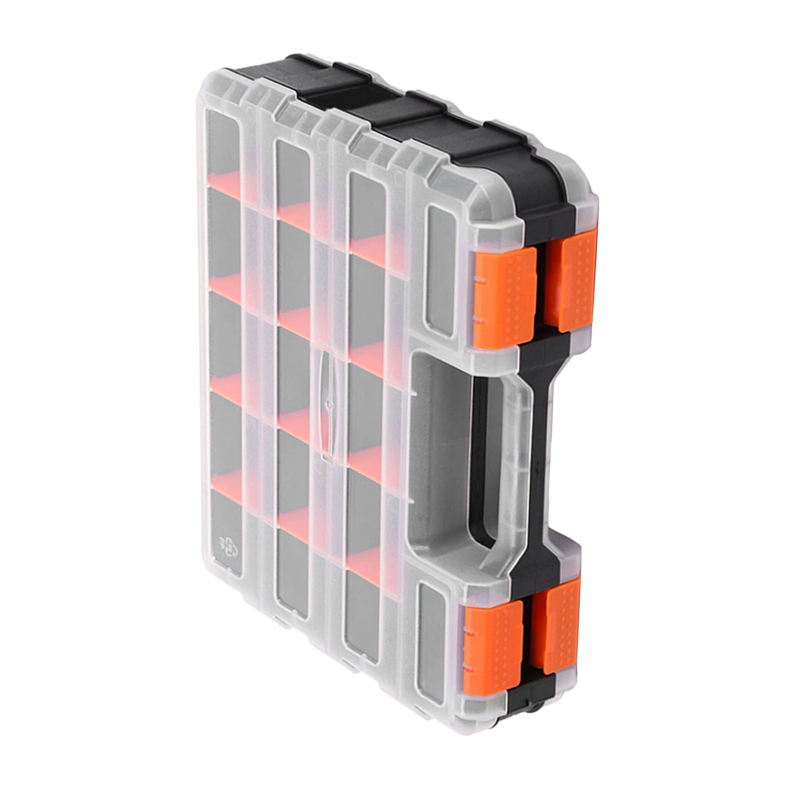Parts Box PP Grid Design Thickened Removable Compartment Stable Classification Storage Box Double Side   32 X 27 X 8