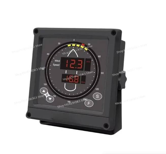 Digital Marine Anemometer IR761 - Wind Speed & Direction Gauge for Sailing and Weather Monitoring