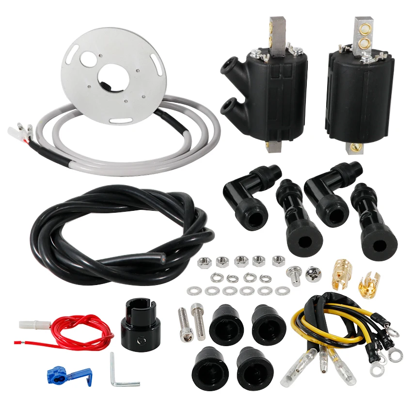 

Motorcycle Dual Fire Ignition Coil Sensor Assembly Kit Fits for Honda CB750A Automatic / CB750F Super Sport /CB750K Four