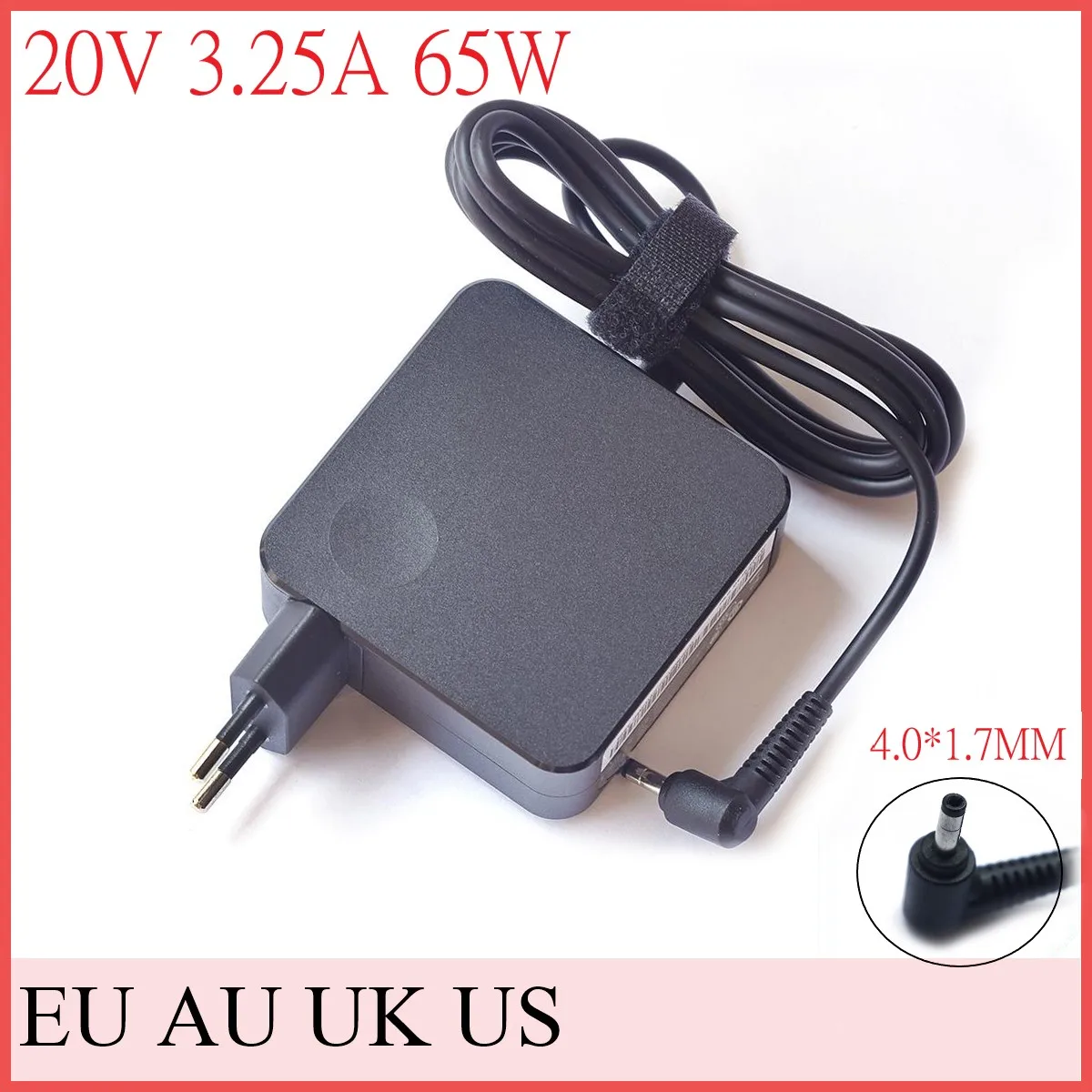 65W 20V 3.25A Laptop Power Adapter Charger for Lenovo Ideapad 320-15IKBN 80XL 320-15IKB 80XN Notebook  Supply