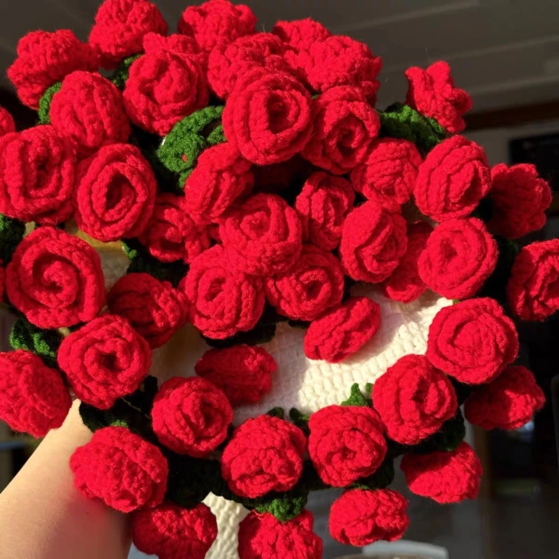 kit-de-material-para-croche-diy-cobertor-de-flor-rosa-presente-de-aniversario-ou-dia-dos-namos-para-namorada-cobertor-de