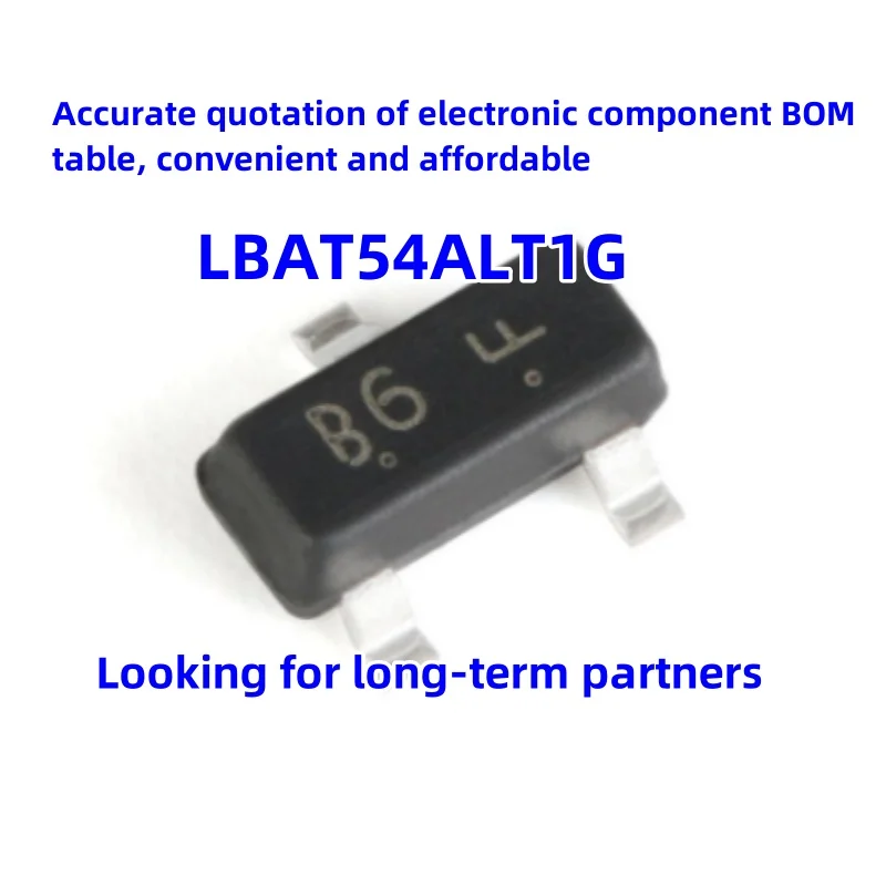 New original LBAT54ALT1G package SOT23 silk screen B6 Schottky diode one-stop ordering