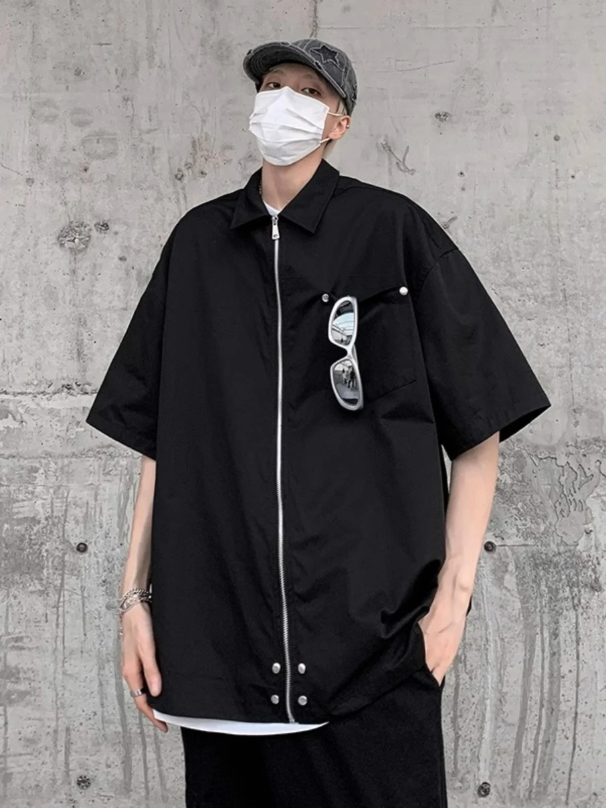 

plus Size 300 Pou American High Street ort Sve irt Men Summer Open Cardigan irt High End Feeling Outerwear ...