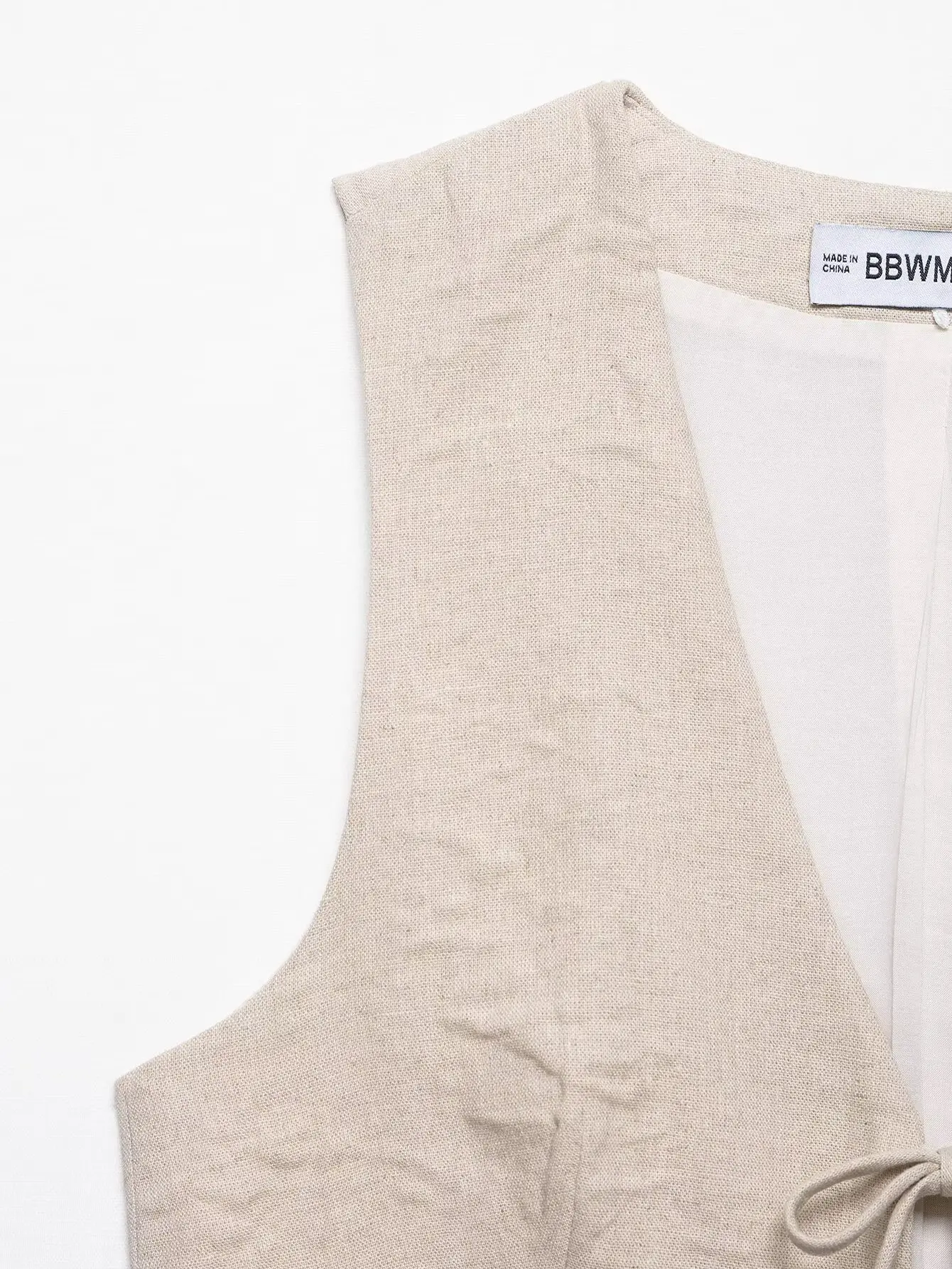 BB6499 ZA25 summer new fashionable women's clothing French bead decoration simple sleeveless vest vest vest vest vest 3431998