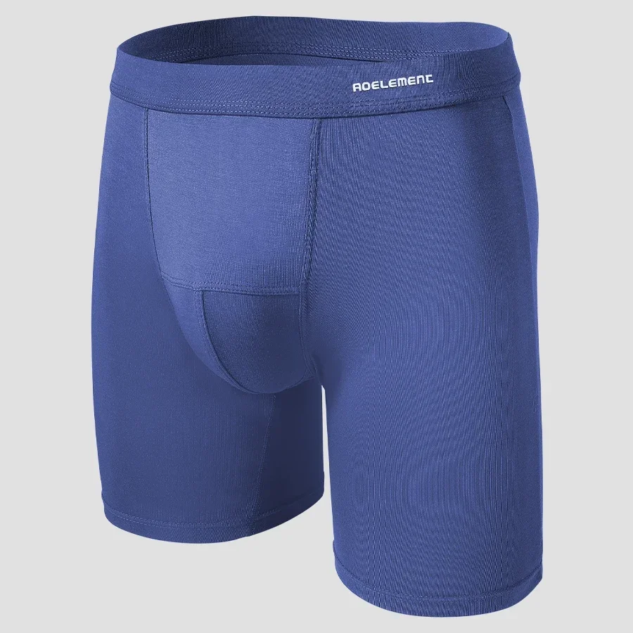 

3pcs Men's sports extended leg underwear Modal boxers running anti-wear leg quick dry long boxers