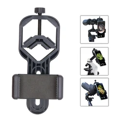 Universal Cell Phone - Telescope Microscope Adapter Holder Clamp for Eyepiece diameter 22mm~44mm for Phone width 55mm~85mm