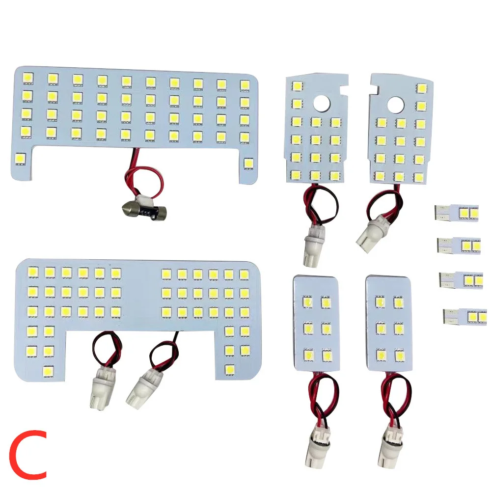 Untuk Toyota Land Cruiser Prado Seri 150 lampu kamar LED sedang terlambat TX-L untuk 5 tempat duduk hanya TRJ150 GRJ150 GRJ150 GRJ151 C