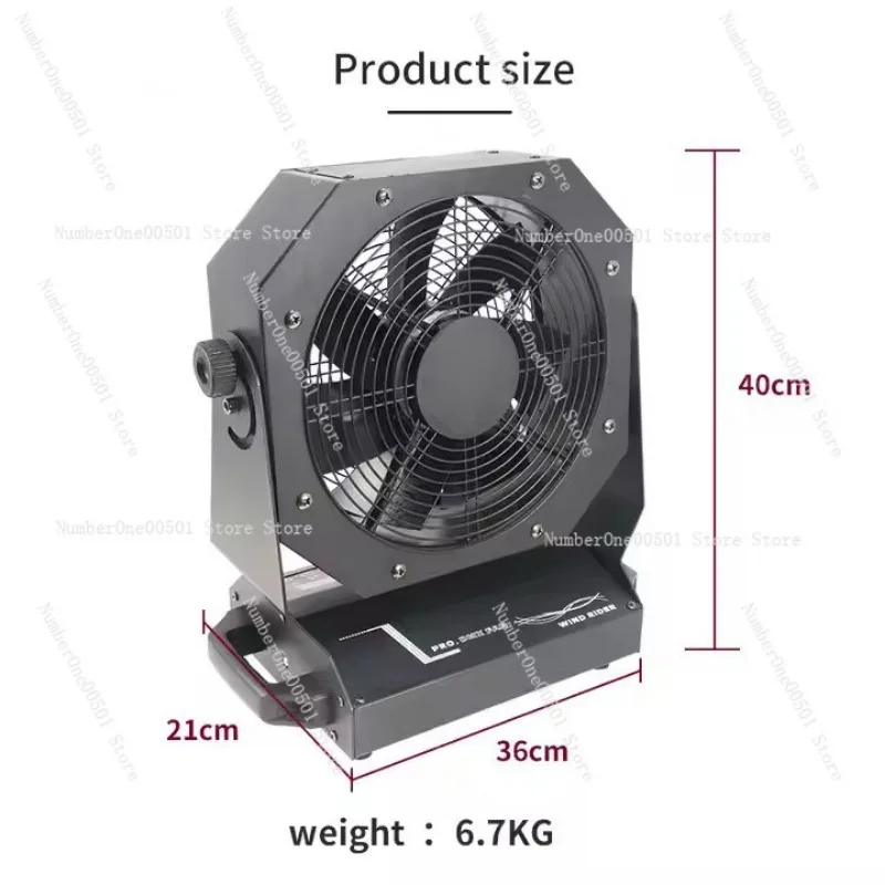 

Stage Effect Fan DMX512 Remote Control Blower for Smoke Machine Adjustable Speed Performance Equipment
