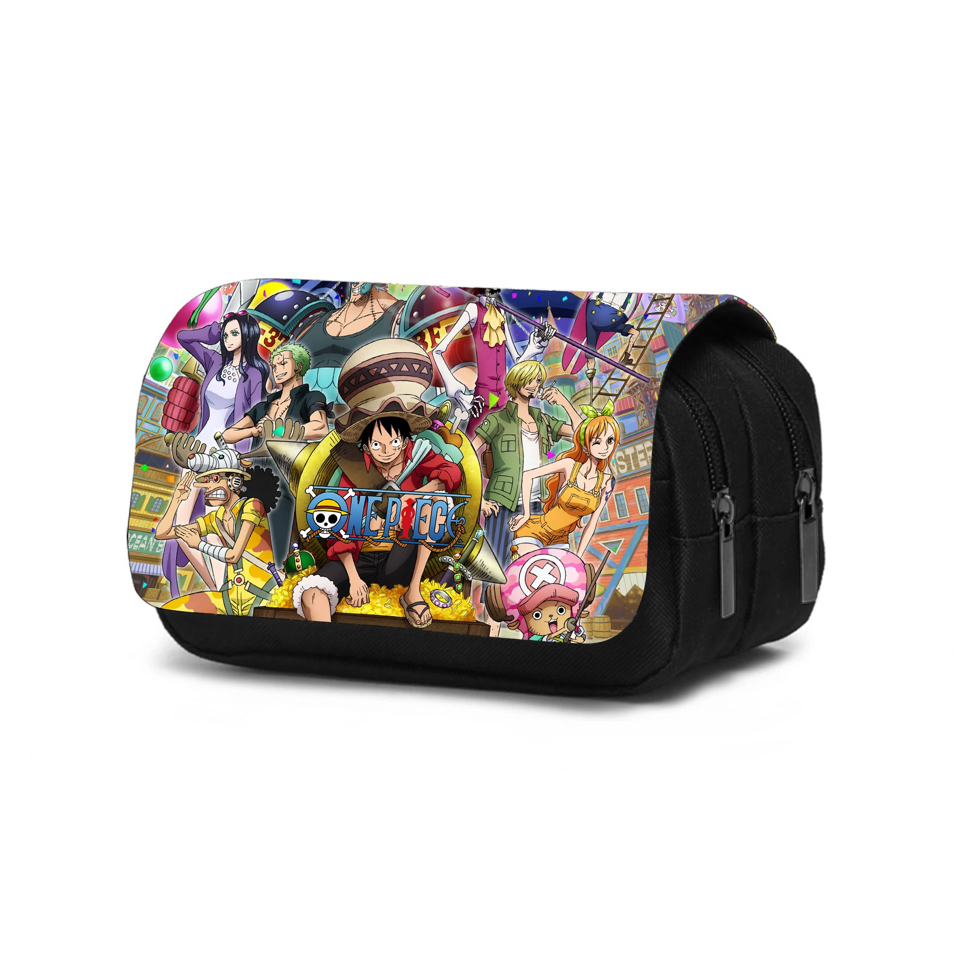 ONE PIECE Monkey D. Luffy Pencil Case Large Capacity Stationery Organizer Bag for Men, Women and Students Pen Bag Best Gift