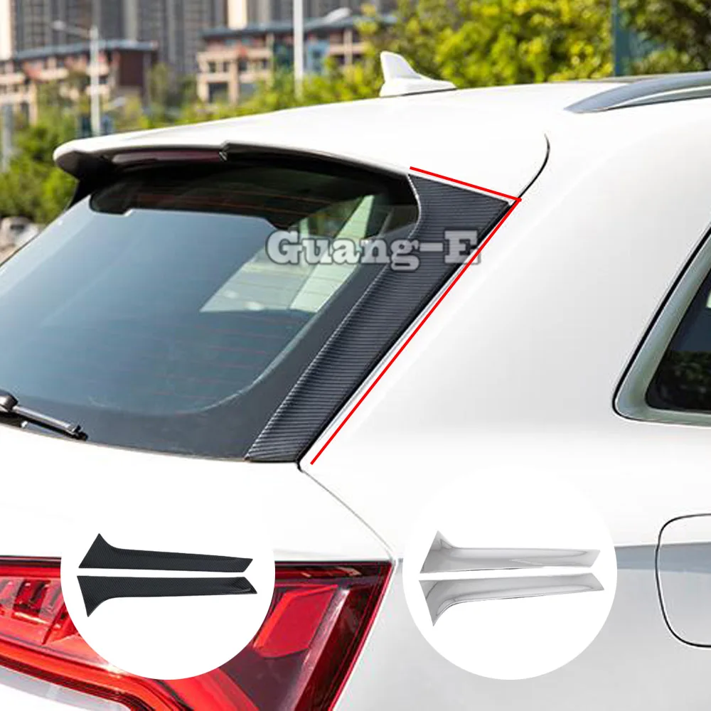 Tail Door Rear Window Triangle Trim Cover Decoration Wing Exterior Accessories For Audi Q5 Q5L 2018 2019 2020 2021 2022 2023 Car