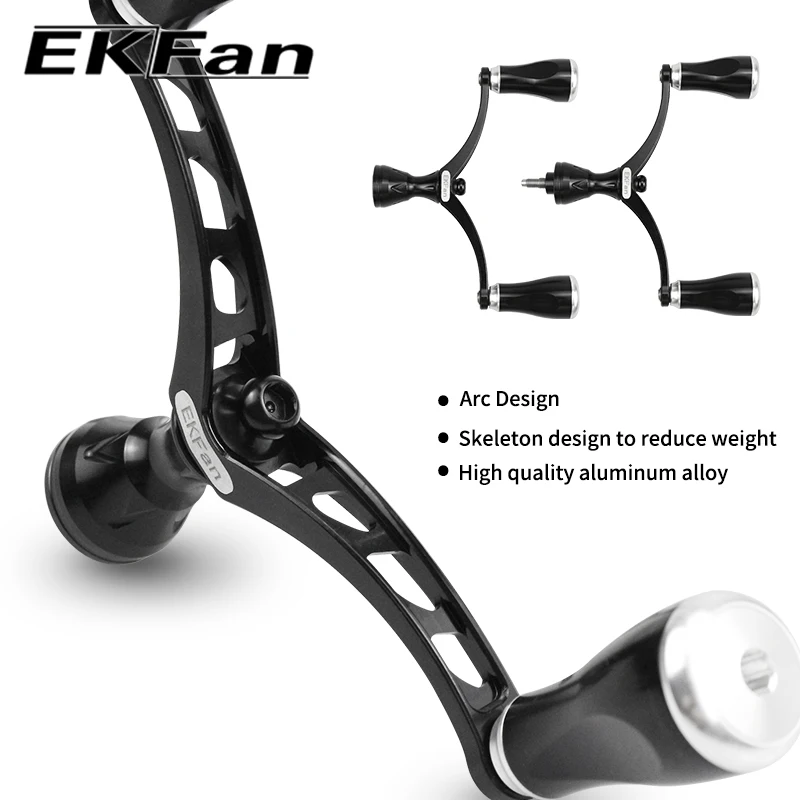 EKfan 105mm Aluminiumlegierung Angelrollen-Griff für S/D Marken-Köderrollen – DIY-Ersatzteil Zubehör – Detail 3