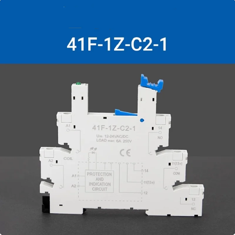 

Relay HF41F-5 12 24-ZS HS 41F-1Z-C2-1 41F Module Block Relay Base Terminal Block 5V 12V 24V 220V