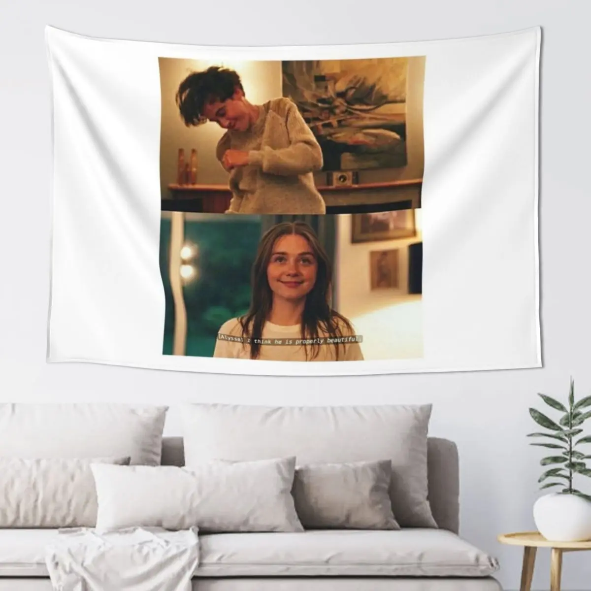 

end of the f***ing world james & alyssa Tapestry Bedroom Decorations Decoration For Home Tapestry