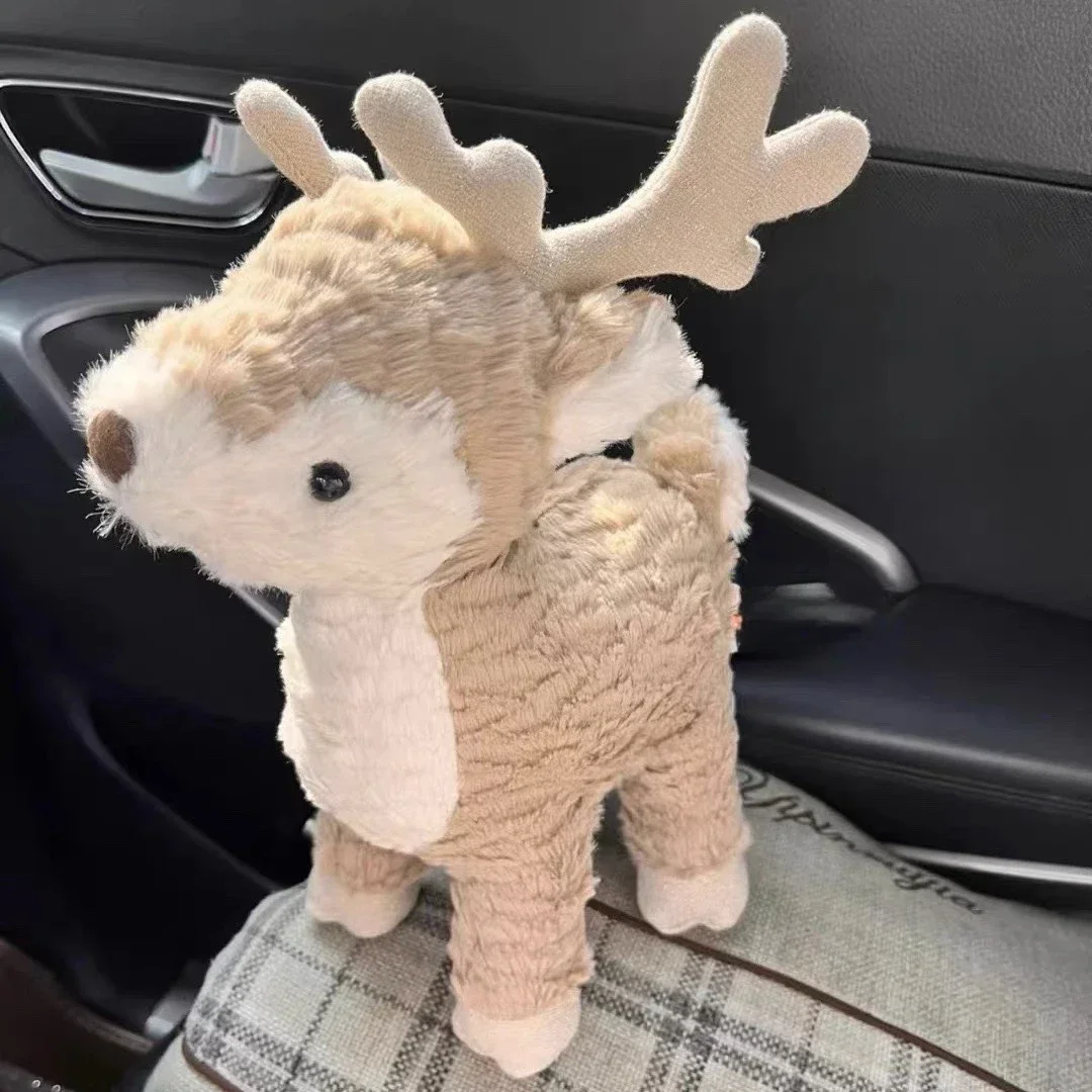 Muñeco de peluche de alce y Reno Mitz, muñeco de compañero relajante, juguete de regalo de Navidad, bonito adorno familiar, animales de peluche de 14 + y 18+