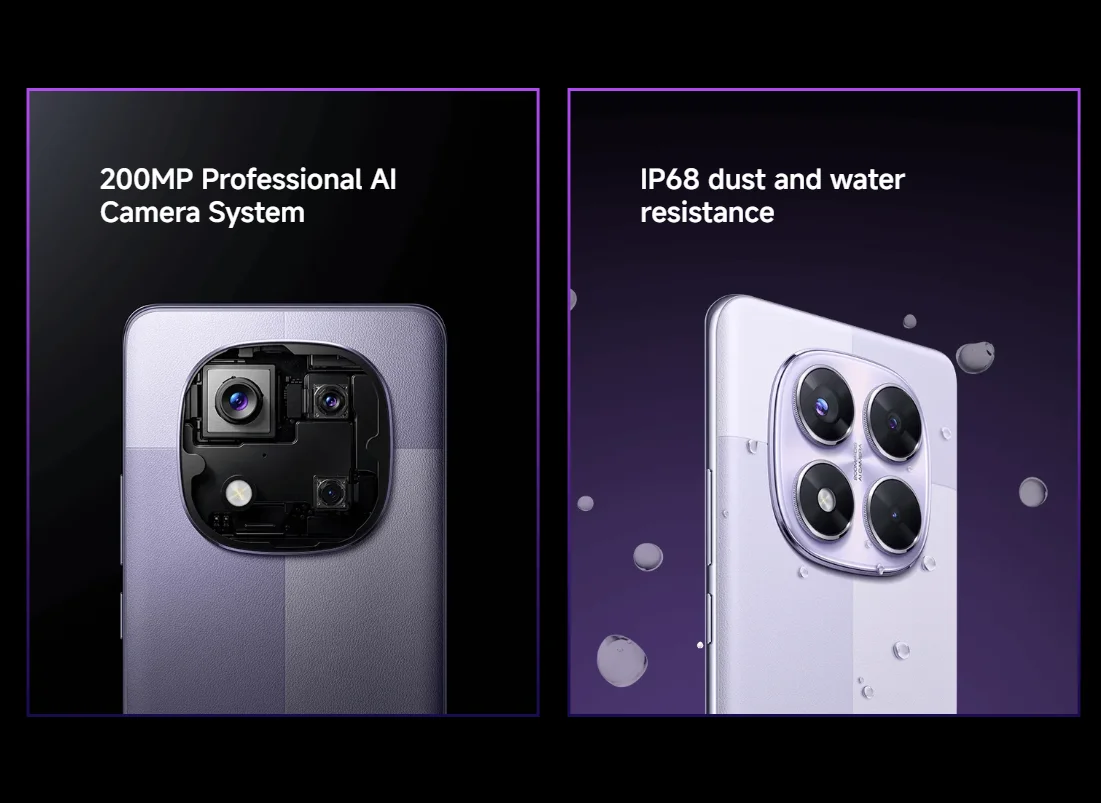 شاومي ريدمي نوت 14 برو مع شاحن ، 5G ، NFC ، كاميرا 200 ميجابكسل ، AMOLED ، FHD + ، شاشة Hz ، MediaTek ، Dimensity Ultra