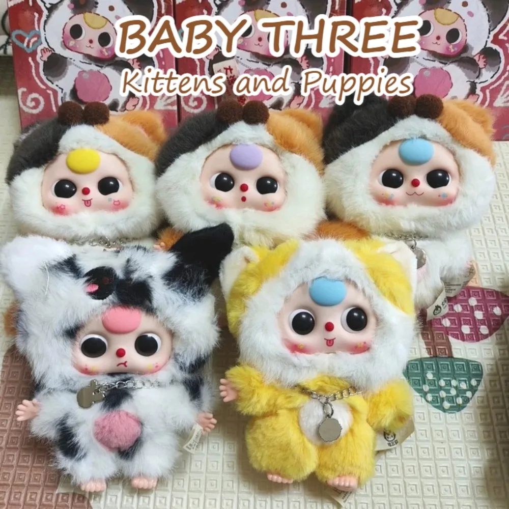 

Authentic Baby Cat and Dog Series Blind Box Trendy Cartoon Decoration Bag Pendant Doll Mystery Box Surprise Girl Gift
