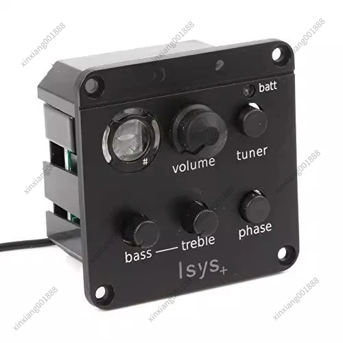For The Open-hole Pickup ISYS+ Folk Acoustic Guitar EQ Equalizer Trumpet Control Panel Is Adjustable