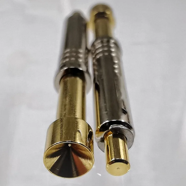 Pin de prueba grande de 4,5x40MM, aguja de resorte de dedal, cabeza cóncava, copa de sonda oral, aguja de cabeza de tazón de PH-6A, una pieza