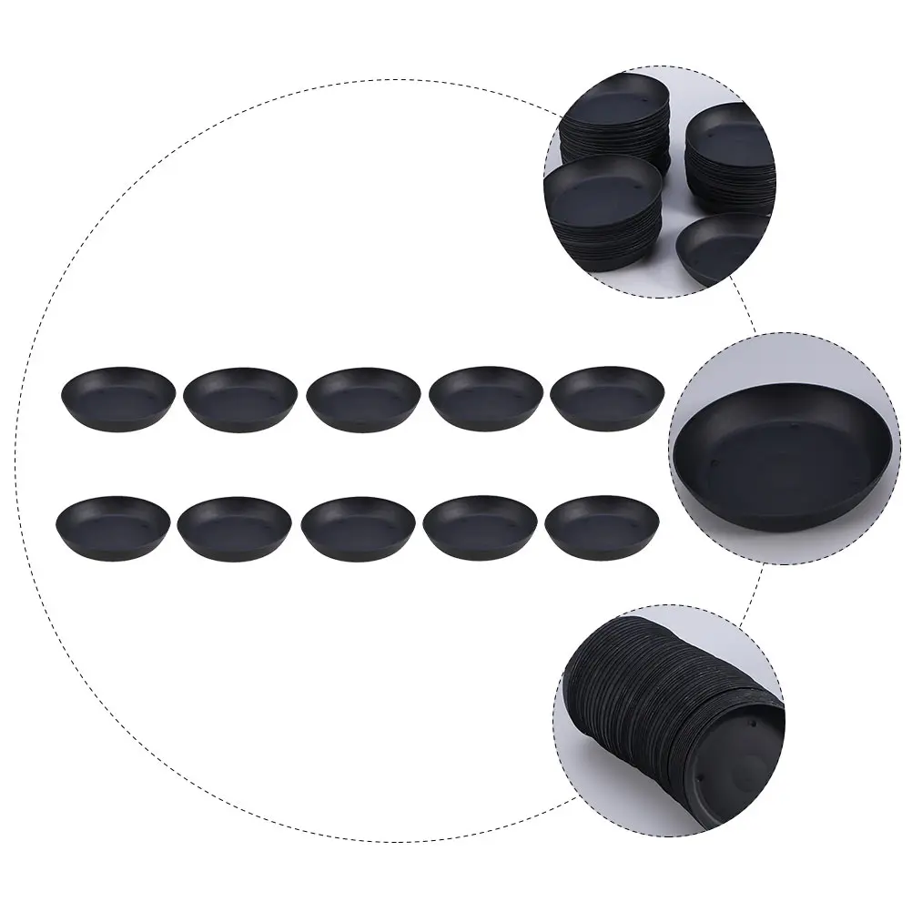 

15pcs Gardening Plant Pot Trays Thickened Sturdy Leak Proof Light Weight Flowerpot Base Tray For Indoor Outdoor Use Bonsai