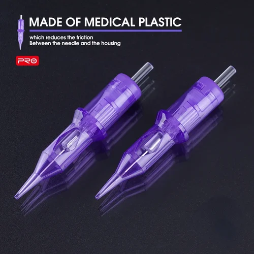 Imagen 2 del producto Dragonhawk Mast PRO tatuaje maquillaje permanente agujas cartucho SMP 1RL 3RL revestimiento redondo suministros de tatuaje 0,18mm/0,20mm/0,25mm