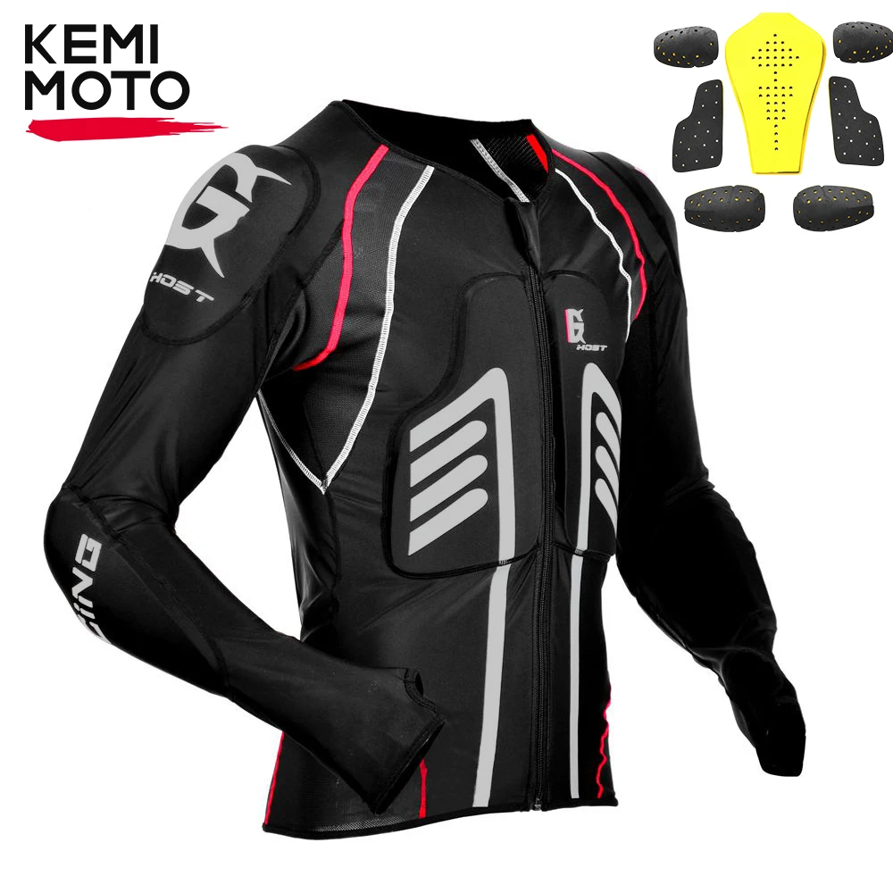 

Men's Motorcycle Clothing Armor Summer CE Protective Gear Body Protector for Outdoor Riding Soft Sportswear Racing Equipment