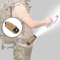 Elastic Multi - Function Flashlight Holster - 360° Rotatable Belt Attachment, Essential Outdoor Hiking Travel Tool Pouch