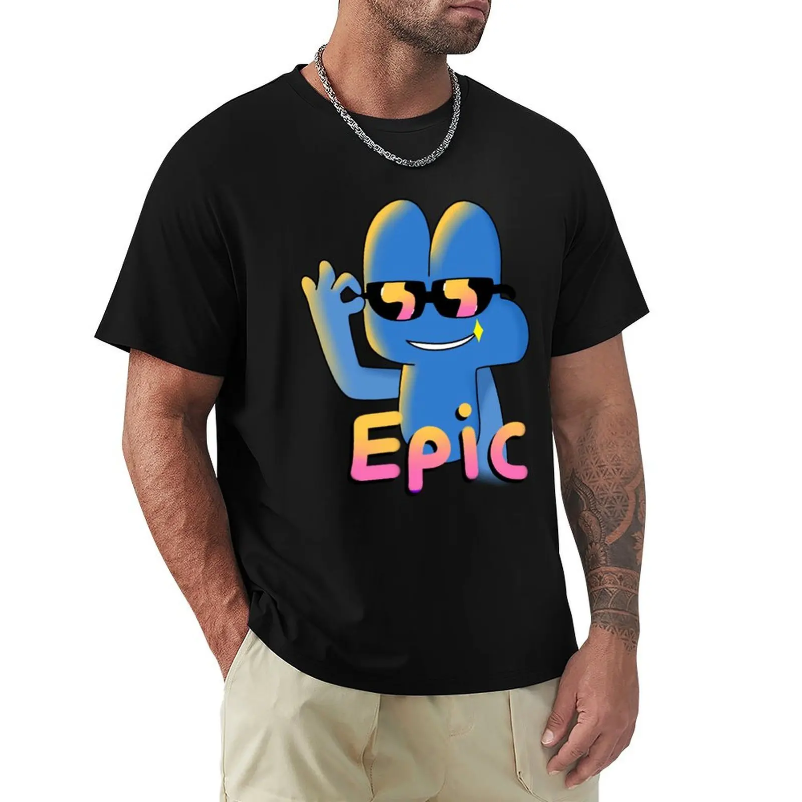 

BFB Four with sunglasses T-Shirt Big and Tall Solid Color T-Shirt