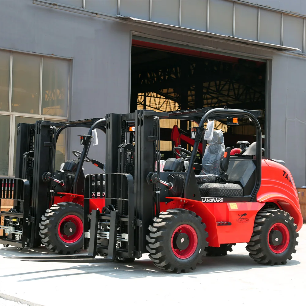 

Engineering Projects Use Large Hydraulic Lift Forklift 5 Ton Rear-Drive All-In-One All Terrain Off-Road Forklift Customized Sale