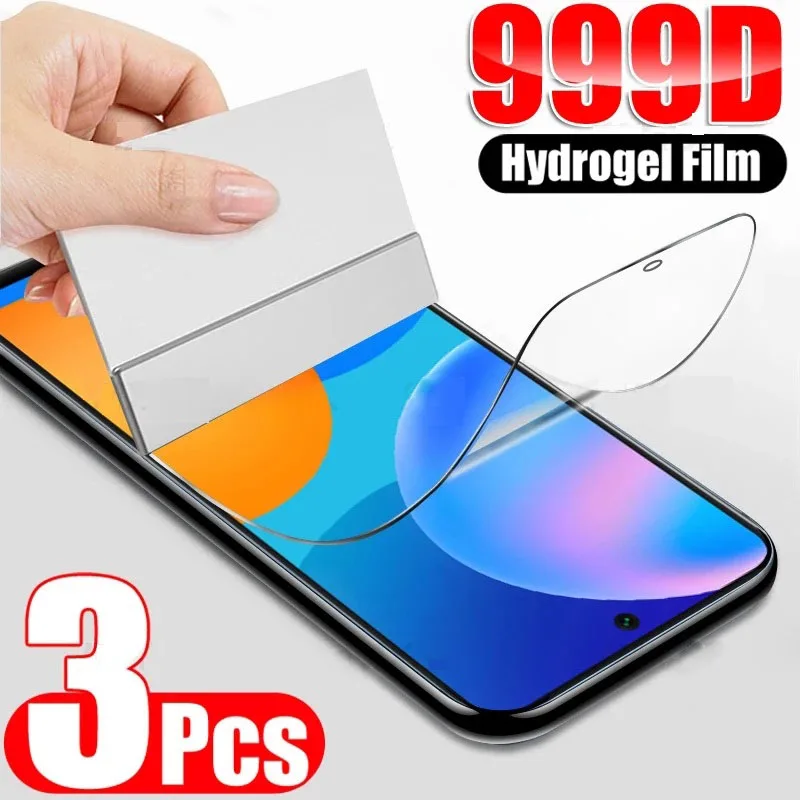 3PCS Hydrogel Film For Motorola Moto G22 G32 G42 G62 5G G52 G72 G82 G51 5G G71 5G G41 G20 G10 G60 G30 Screen Protector Film