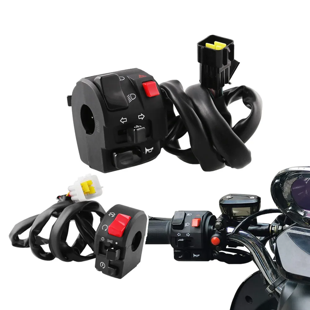 

7/8" 22mm Motorcycle Handlebar Control Switch Ignition Start Kill Switch ON-OFF For Honda Kawasaki Electric Dirt 125 Pit Bike