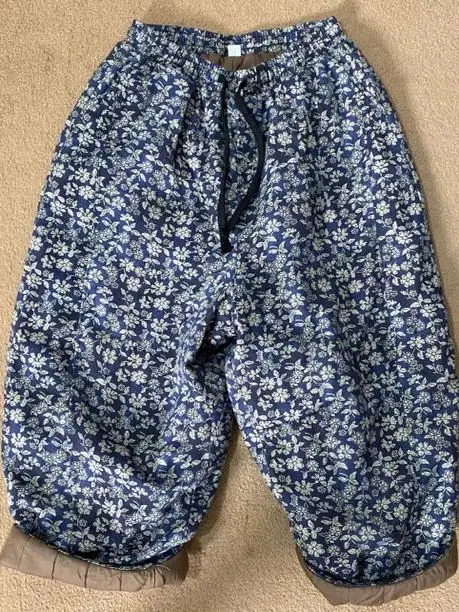 Verdikte katoenen broek met rechte pijpen voor dames Artistiek ontwerp Retro print Faionable broek Hoge taille vrijetijdskleding