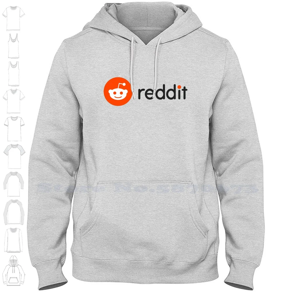 

Худи с логотипом бренда Reddit, толстовка из 100% хлопка, худи, высококачественные худи с графическим принтом