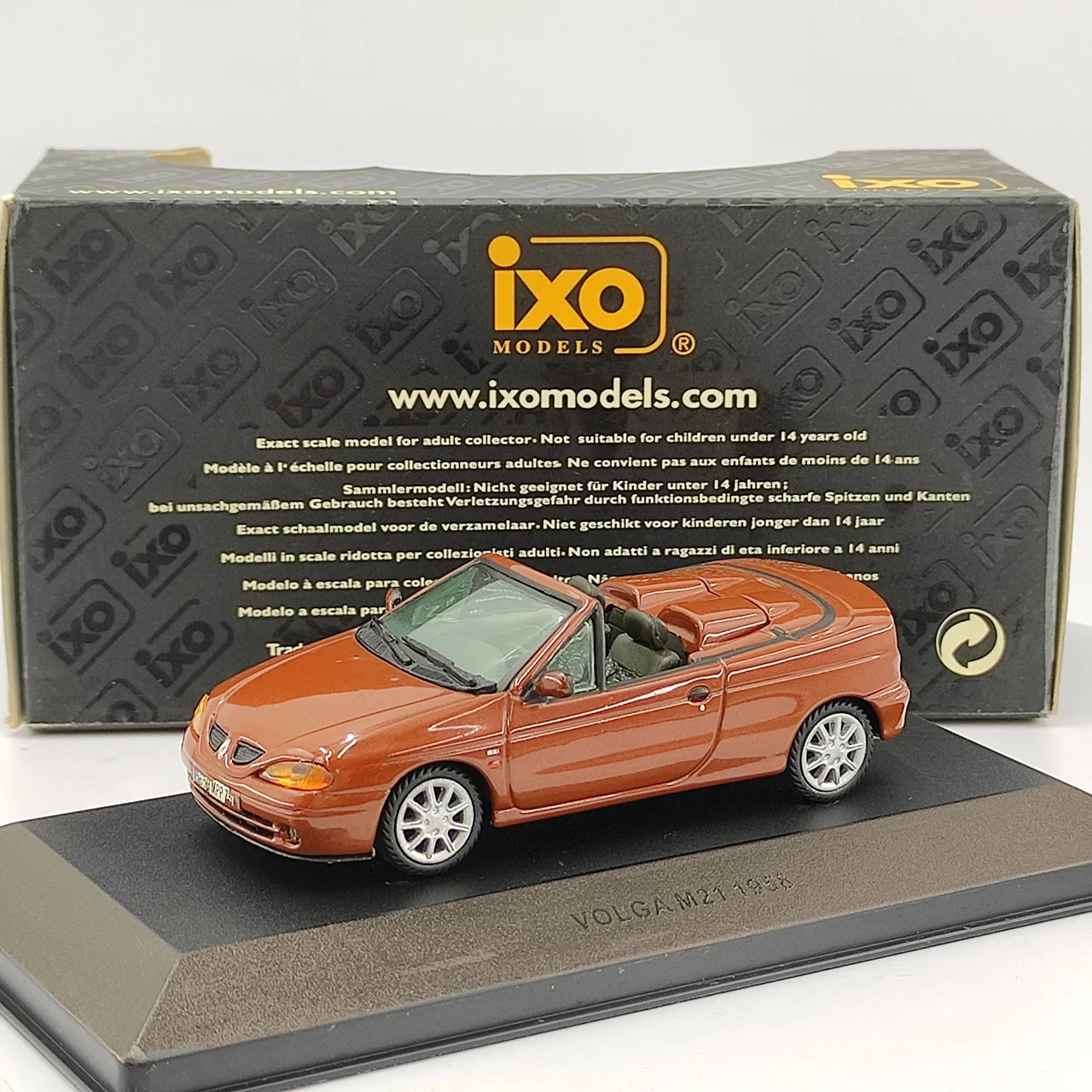 

Дефектная литая под давлением IXO, масштаб 1:43, VOLGA M21, 19585, трансформируемая модель автомобиля из сплава, Коллекционная игрушка, подарок, сувенир, украшение для дисплея