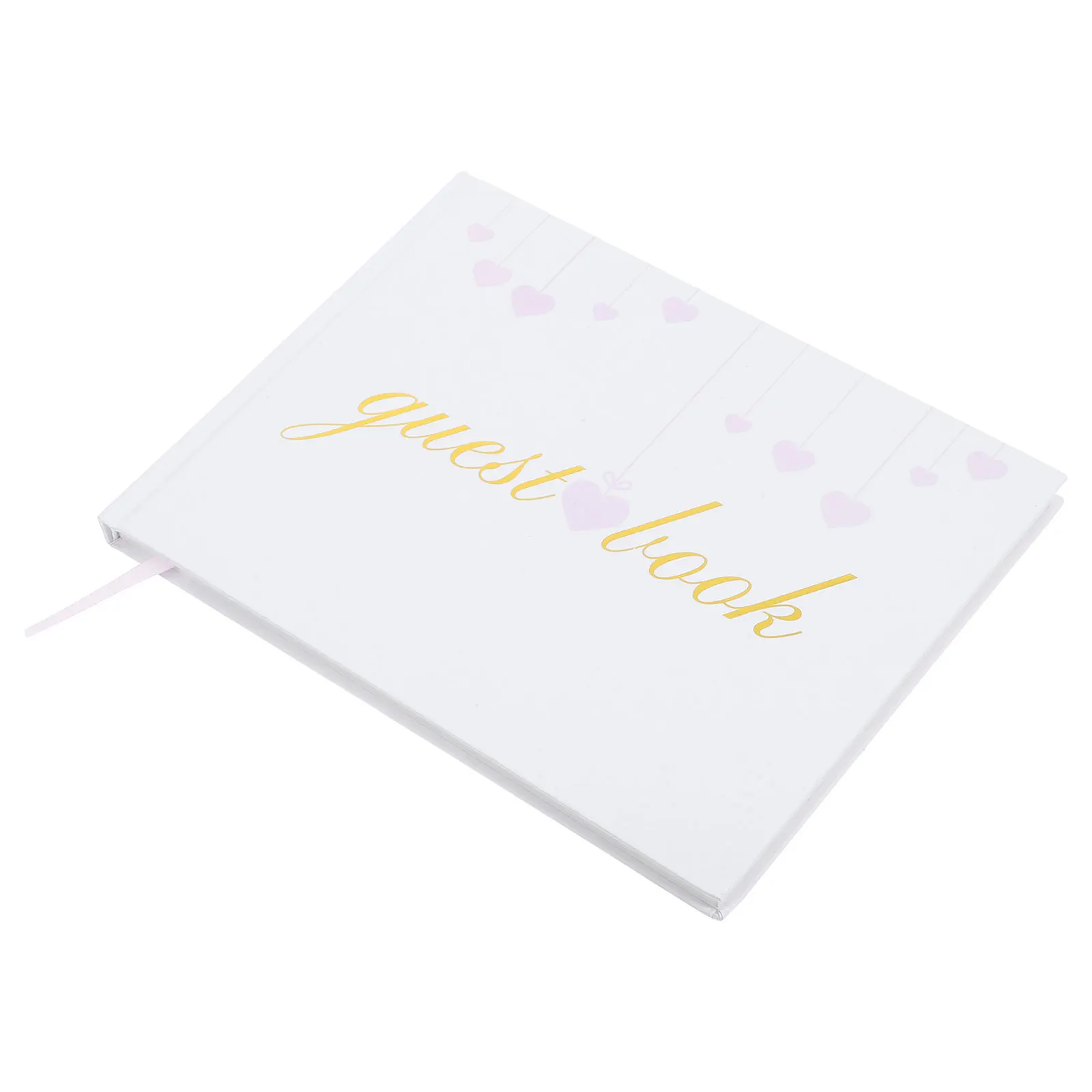 

Wedding Guest Book DIY Sign in Book for Wedding Receptions Bridal Showers Birthdays Graduation Photo Album Elegant Memory