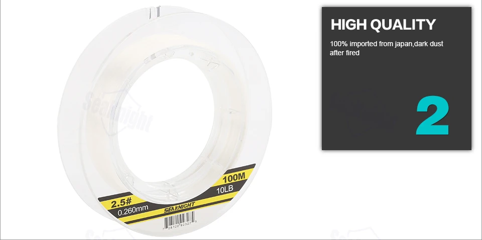 SeaKnight 100% Japanisches Material 50M 100M 3-100LB Fluorocarbon-Angelschnur Kohlefaser-Leader Fliegenschnur Schnell Sinkende Karpfen-Angelschnur – Detail 5