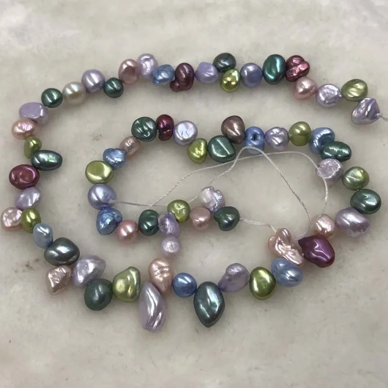 ELEISPL JEWELRY Wholesale 15 Strings Mixed Keshi Freshwater Pearls Reborn Beads   #1013-1