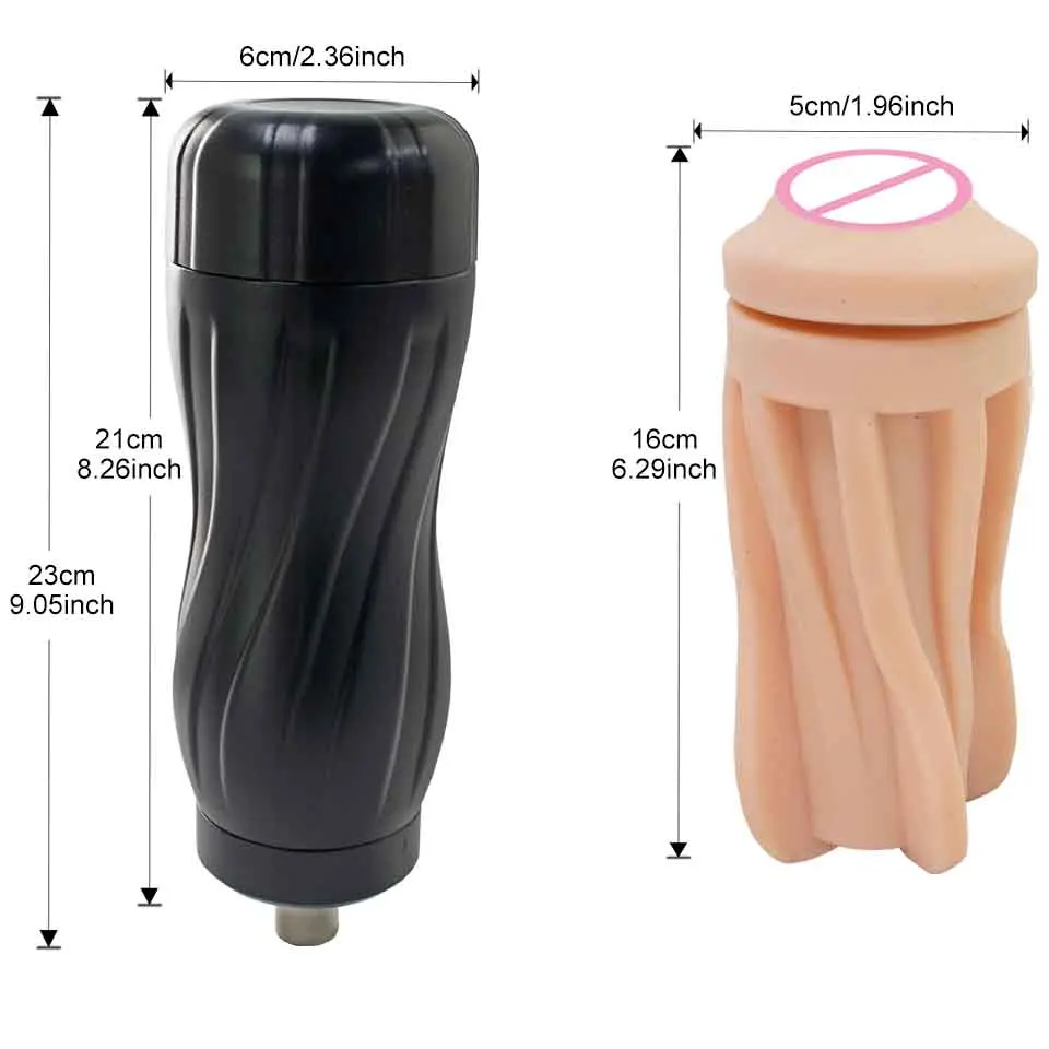 FREDORCH Adds Dildo Male Female Sex Toys with 3XLR Connector Sex Machine Accessories for Vaginal Anal Sex Accessories