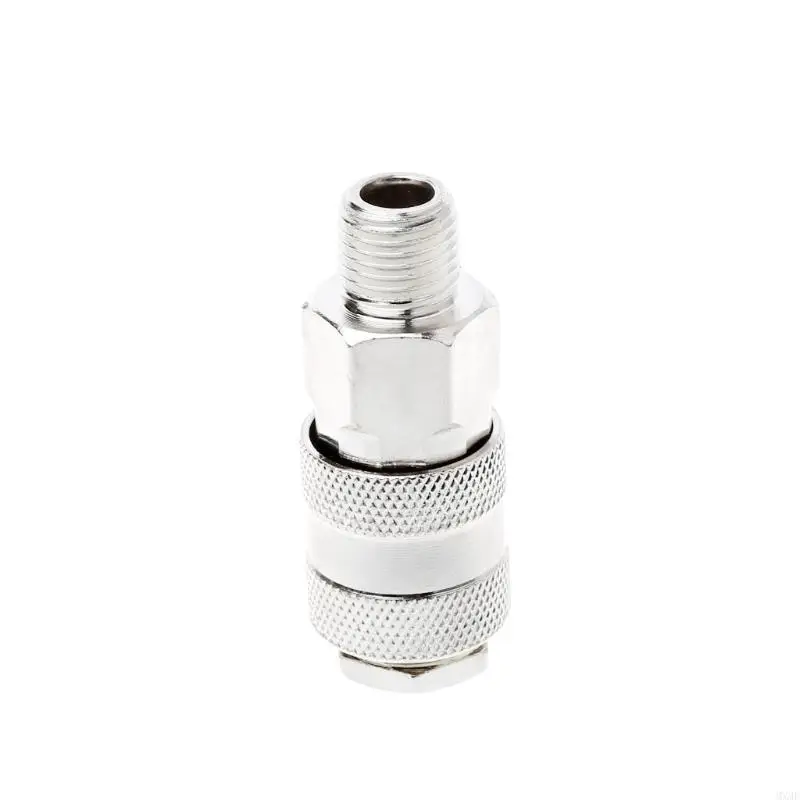 MXMF 1 Pc Euro Air Line Hose Connector Fitting Female Quick Release 1/4 Inch BSP Male