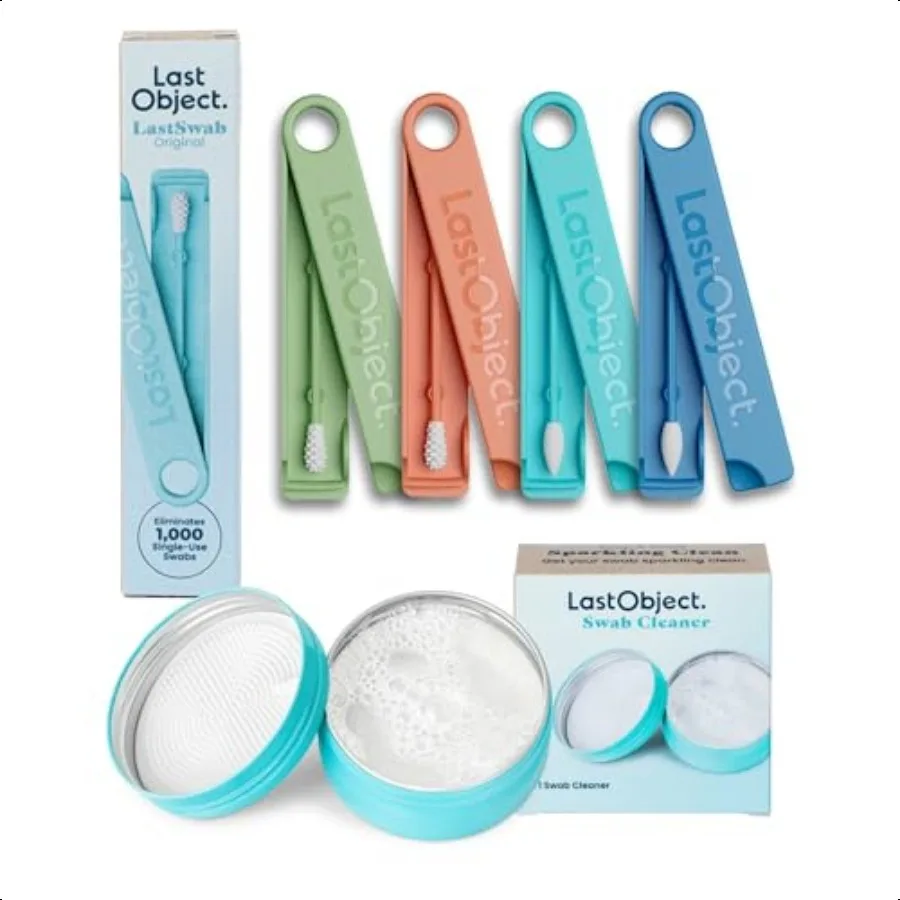 Kit de mélange LastSwab L'alternative durable et sanitaire aux pointes Q à usage unique Zero Waste et facile à nettoyer 2 LastSwab Original