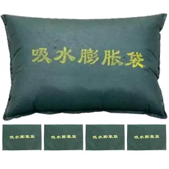 Sacos de inundação ativados por água 5x presuntos de água para prevenção de inundações barreira de barragem de água reutilizável rápida absorção de água para pátio