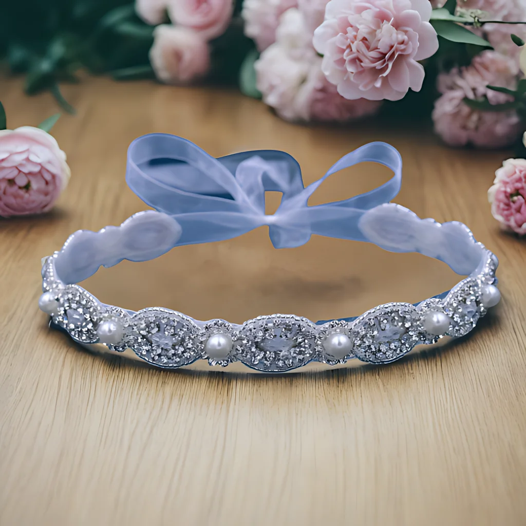 Ceinture de Mariage Élégante avec Clip et Strass pour Femme, Accessoire de Soirée, Cadeau pour Petite Amie, S435