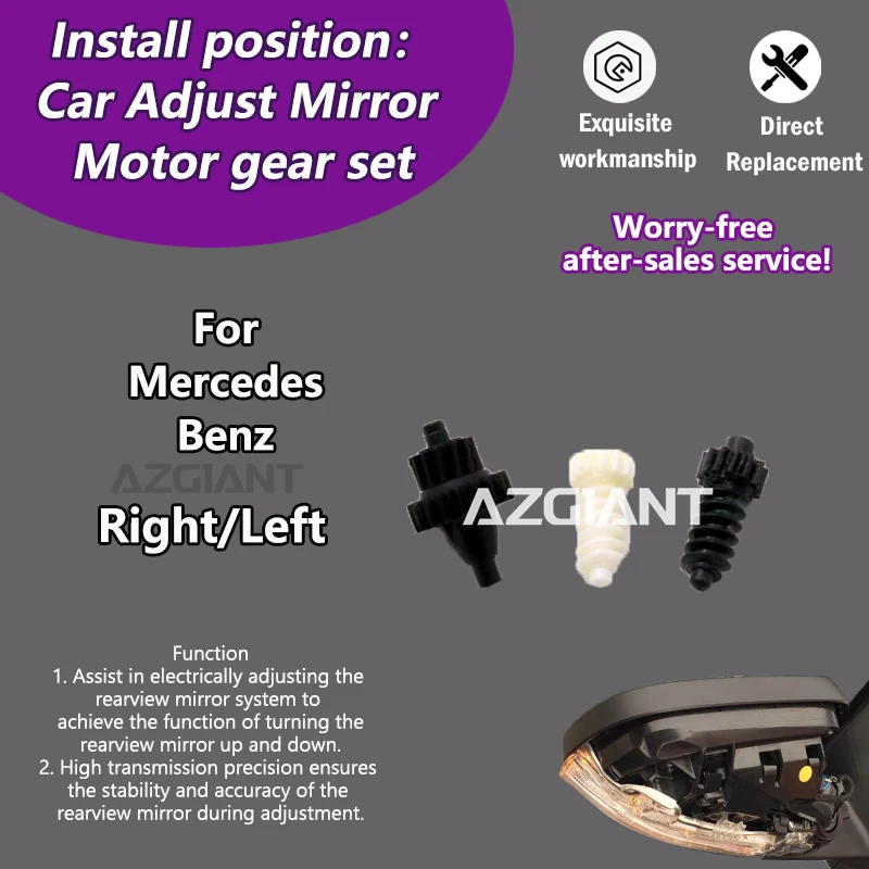 

Car Mirror Adjustment actuator gears parts For Mercedes Benz E-Class W211 Sedan T-Model S211 Wagon/Slk230 Slk32 AMG Slk320