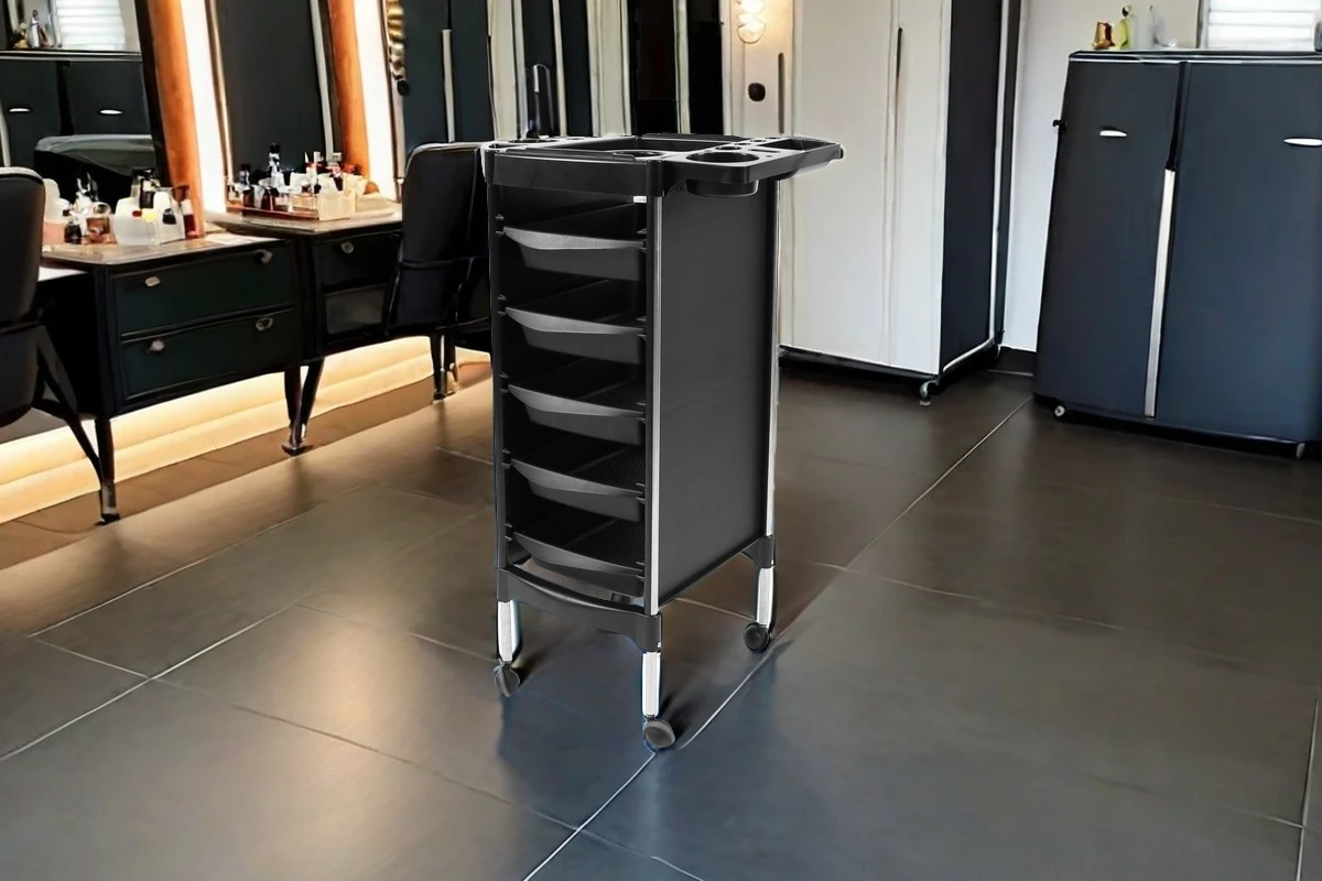 Wholesale OEM Barber Equipment Adjustable Practical Trolley for Salon