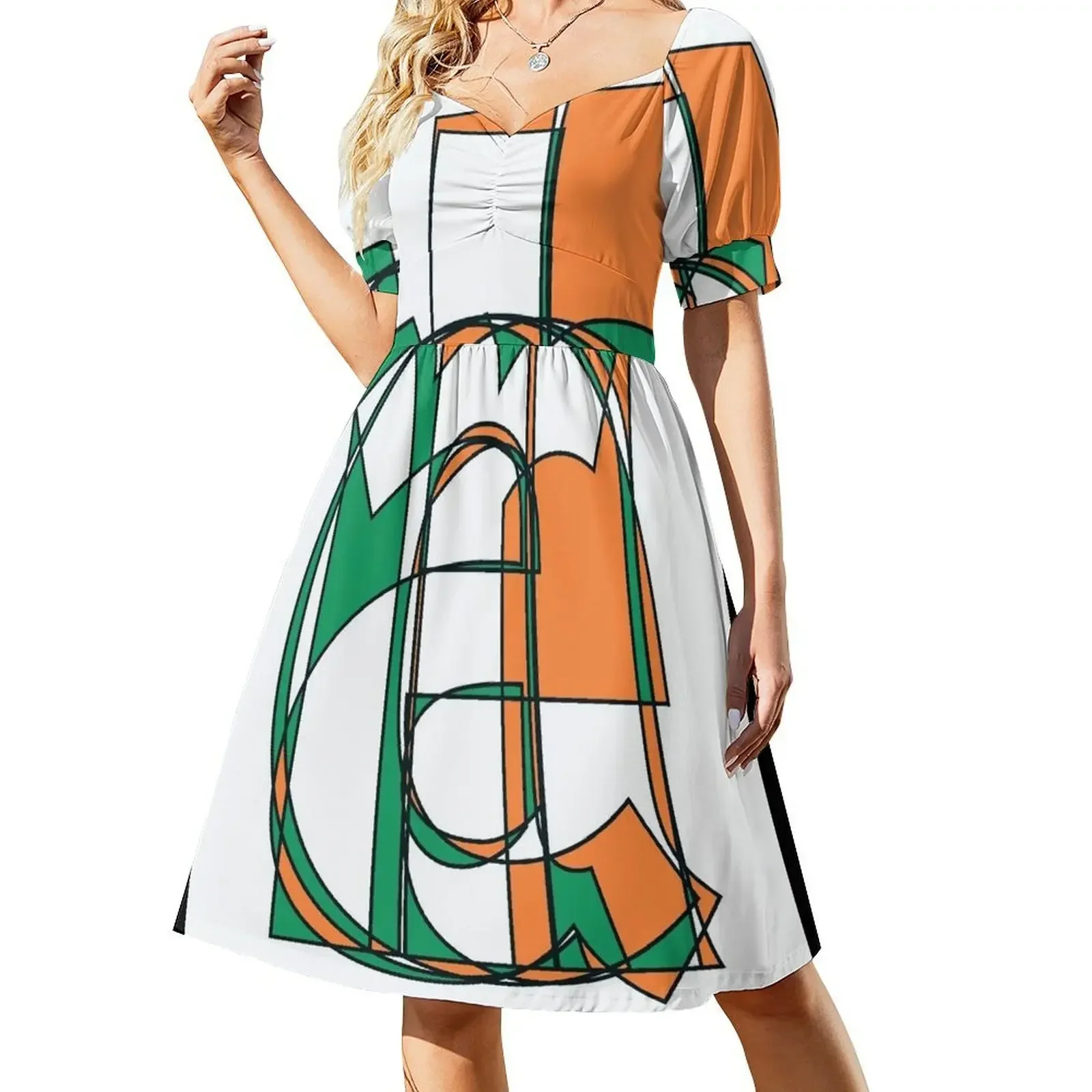

Ireland Short-Sleeved Dress Women's summer dress dresses women summer 2025 elegant party dress for women 2025