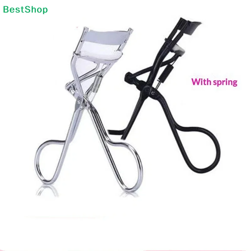 〔Q〕Professional Eyelash Curler Spring Loaded Design Long Lasting Curls 2 Color Choices For Daily Makeup Home Use